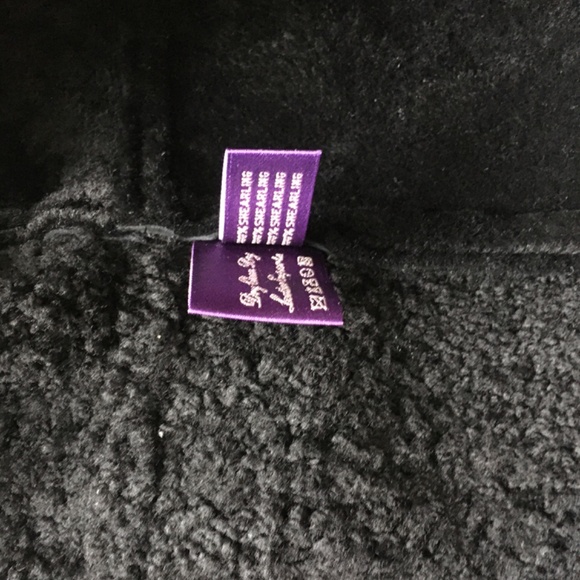 Leather Ralph Lauren Long Coat - Picture 5 of 5